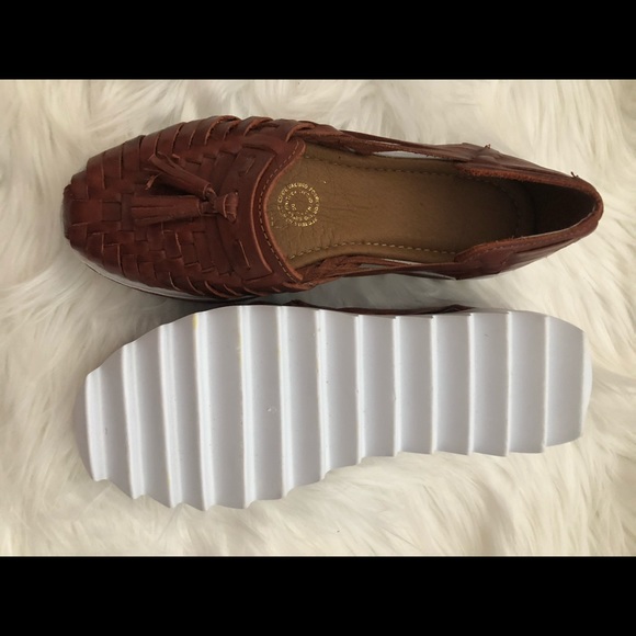 Tasseled Huarache platform- Sz 23 (6) - Picture 6 of 6